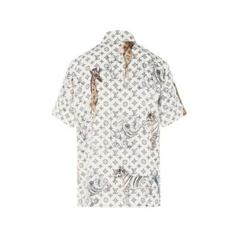 louis vuitton monogramm giraffe chapman brothers silk shirt|Monogram Silk Shirt .